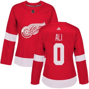 Women's Detroit Red Wings Brennan Ali Adidas Authentic Home Jersey - Red