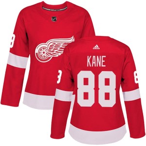Women's Detroit Red Wings Patrick Kane Adidas Authentic Home Jersey - Red