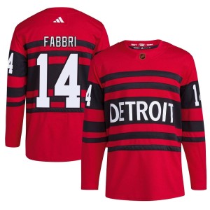 Youth Detroit Red Wings Robby Fabbri Adidas Authentic Reverse Retro 2.0 Jersey - Red