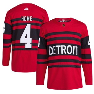 Youth Detroit Red Wings Mark Howe Adidas Authentic Reverse Retro 2.0 Jersey - Red