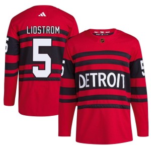 Youth Detroit Red Wings Nicklas Lidstrom Adidas Authentic Reverse Retro 2.0 Jersey - Red