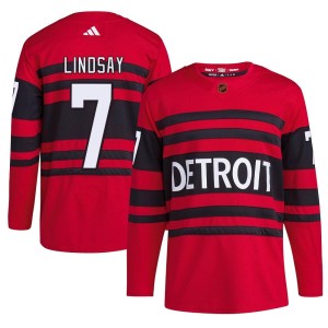 Youth Detroit Red Wings Ted Lindsay Adidas Authentic Reverse Retro 2.0 Jersey - Red