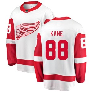Men's Detroit Red Wings Patrick Kane Fanatics Branded Breakaway Away Jersey - White