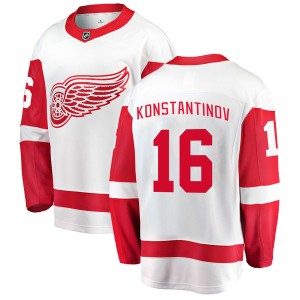 Men's Detroit Red Wings Vladimir Konstantinov Fanatics Branded Breakaway Away Jersey - White