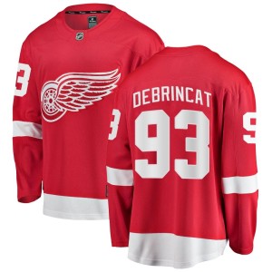 Men's Detroit Red Wings Alex DeBrincat Fanatics Branded Breakaway Home Jersey - Red