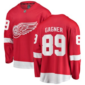 Men's Detroit Red Wings Sam Gagner Fanatics Branded ized Breakaway Home Jersey - Red