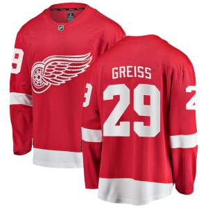 Men's Detroit Red Wings Thomas Greiss Fanatics Branded Breakaway Home Jersey - Red