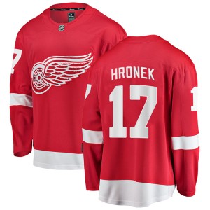 Men's Detroit Red Wings Filip Hronek Fanatics Branded Breakaway Home Jersey - Red