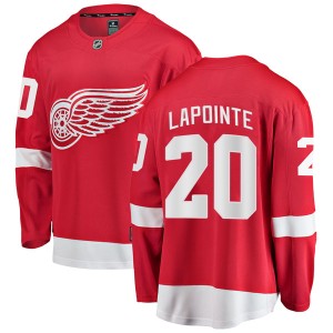 Men's Detroit Red Wings Martin Lapointe Fanatics Branded Breakaway Home Jersey - Red
