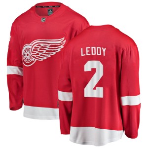 Men's Detroit Red Wings Nick Leddy Fanatics Branded Breakaway Home Jersey - Red