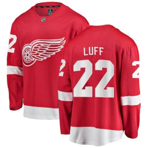 Men's Detroit Red Wings Matt Luff Fanatics Branded Breakaway Home Jersey - Red