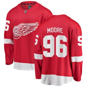 Men's Detroit Red Wings Cooper Moore Fanatics Branded Breakaway Home Jersey - Red