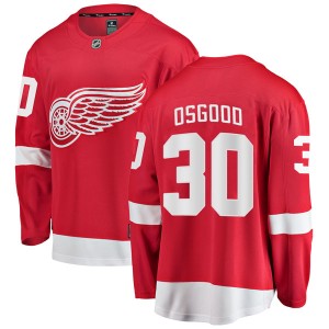Men's Detroit Red Wings Chris Osgood Fanatics Branded Breakaway Home Jersey - Red