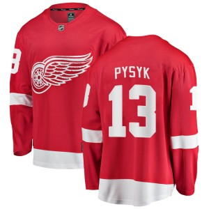 Men's Detroit Red Wings Mark Pysyk Fanatics Branded Breakaway Home Jersey - Red