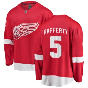 Men's Detroit Red Wings Brogan Rafferty Fanatics Branded Breakaway Home Jersey - Red