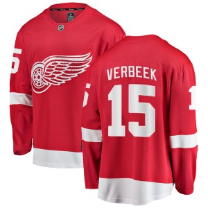 Men's Detroit Red Wings Pat Verbeek Fanatics Branded Breakaway Home Jersey - Red