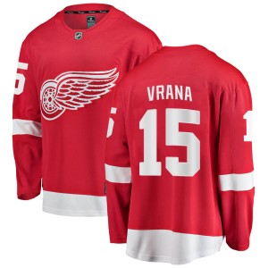 Men's Detroit Red Wings Jakub Vrana Fanatics Branded Breakaway Home Jersey - Red