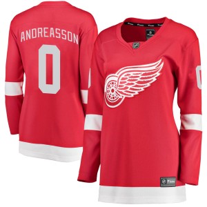 Women's Detroit Red Wings Pontus Andreasson Fanatics Branded Breakaway Home Jersey - Red