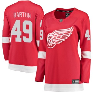 Women's Detroit Red Wings Seth Barton Fanatics Branded Breakaway Home Jersey - Red