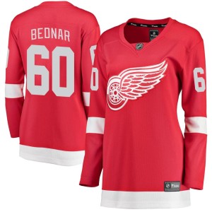 Women's Detroit Red Wings Jan Bednar Fanatics Branded Breakaway Home Jersey - Red