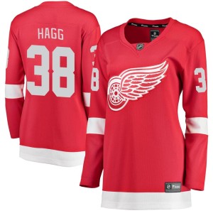 Women's Detroit Red Wings Robert Hagg Fanatics Branded Breakaway Home Jersey - Red
