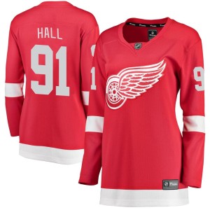 Women's Detroit Red Wings Curtis Hall Fanatics Branded Breakaway Home Jersey - Red