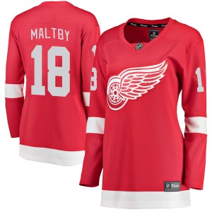 Women's Detroit Red Wings Kirk Maltby Fanatics Branded Breakaway Home Jersey - Red