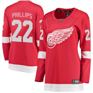 Women's Detroit Red Wings Ethan Phillips Fanatics Branded Breakaway Home Jersey - Red