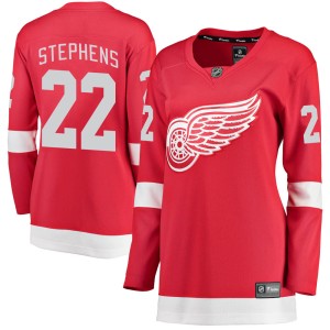 Women's Detroit Red Wings Mitchell Stephens Fanatics Branded Breakaway Home Jersey - Red