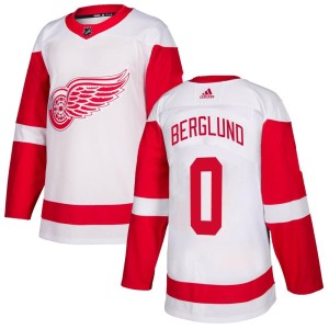 Youth Detroit Red Wings Gustav Berglund Adidas Authentic Jersey - White