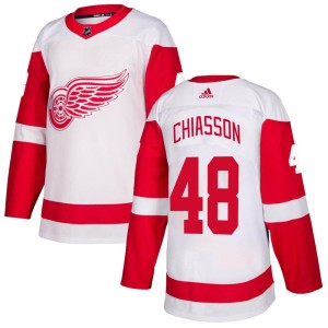 Youth Detroit Red Wings Alex Chiasson Adidas Authentic Jersey - White