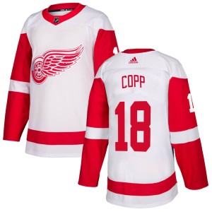 Youth Detroit Red Wings Andrew Copp Adidas Authentic Jersey - White