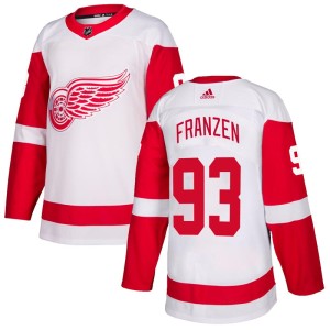 Youth Detroit Red Wings Johan Franzen Adidas Authentic Jersey - White
