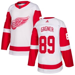 Youth Detroit Red Wings Sam Gagner Adidas Authentic ized Jersey - White