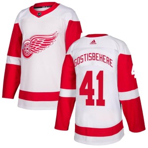 Youth Detroit Red Wings Shayne Gostisbehere Adidas Authentic Jersey - White