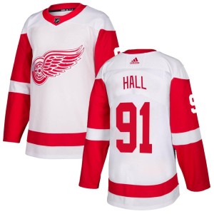 Youth Detroit Red Wings Curtis Hall Adidas Authentic Jersey - White