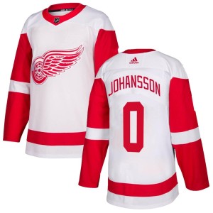 Youth Detroit Red Wings Albert Johansson Adidas Authentic Jersey - White