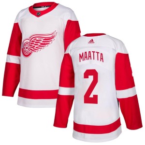 Youth Detroit Red Wings Olli Maatta Adidas Authentic Jersey - White