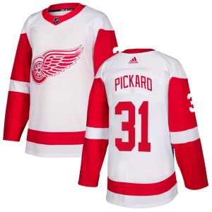 Youth Detroit Red Wings Calvin Pickard Adidas Authentic Jersey - White