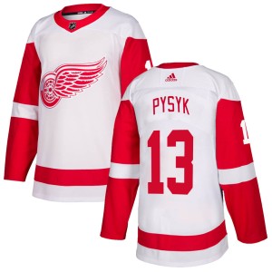 Youth Detroit Red Wings Mark Pysyk Adidas Authentic Jersey - White