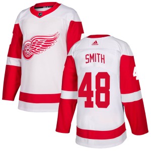 Youth Detroit Red Wings Givani Smith Adidas Authentic Jersey - White