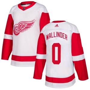 Youth Detroit Red Wings William Wallinder Adidas Authentic Jersey - White