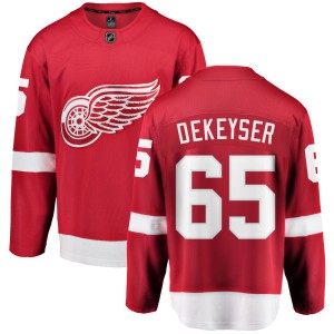 Men's Detroit Red Wings Danny DeKeyser Fanatics Branded Home Breakaway Jersey - Red