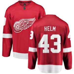 Youth Detroit Red Wings Darren Helm Fanatics Branded Home Breakaway Jersey - Red