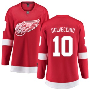 Women's Detroit Red Wings Alex Delvecchio Fanatics Branded Home Breakaway Jersey - Red