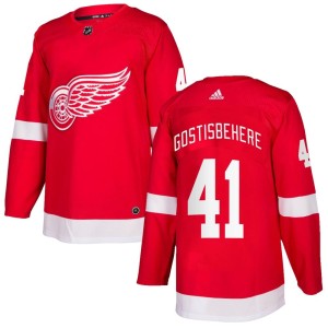 Youth Detroit Red Wings Shayne Gostisbehere Adidas Authentic Home Jersey - Red