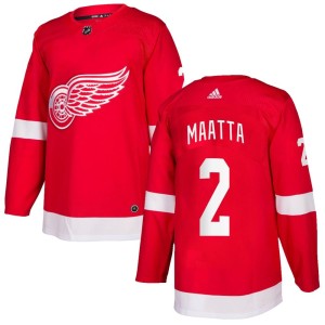Youth Detroit Red Wings Olli Maatta Adidas Authentic Home Jersey - Red