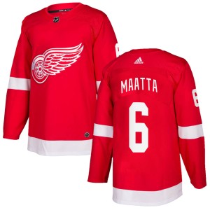 Youth Detroit Red Wings Olli Maatta Adidas Authentic Home Jersey - Red