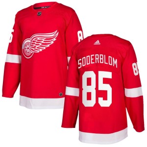 Youth Detroit Red Wings Elmer Soderblom Adidas Authentic Home Jersey - Red