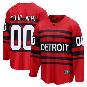 Youth Detroit Red Wings Custom Fanatics Branded Breakaway Special Edition 2.0 Jersey - Red